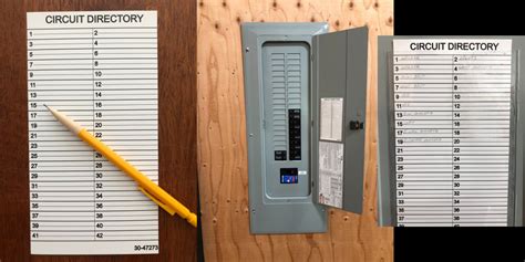 how to label an electrical panel box|electrical panel directory stickers.